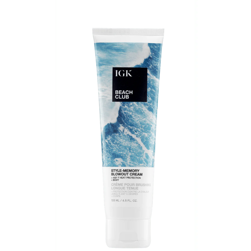 IGK BEACH CLUB Style-Memory Blowout Cream 4.5oz by IGK Hair - Professional Hair Care