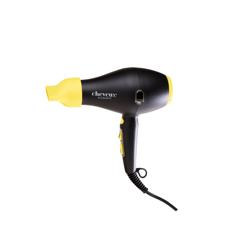 Sunlights Cheveux Hair Dryer - Black + Yellow by Sunlights - Professional Hair Care