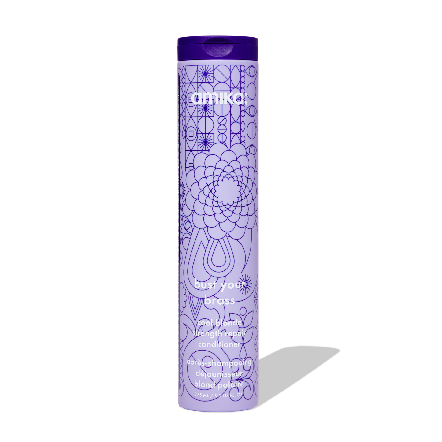 Amika Bust Your Brass Cool Blonde Repair Conditioner 16.oz - Amika | The Warehouse Salon