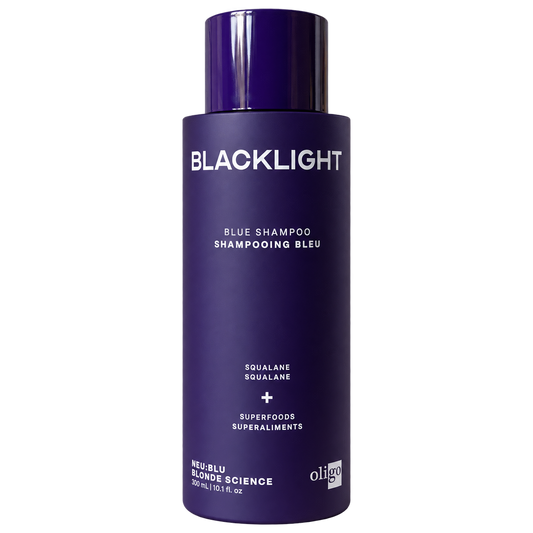 Oligo Blacklight Blue Shampoo - Toning Shampoo for Highlighted, Bleached & Blonde Hair, 10.1oz
