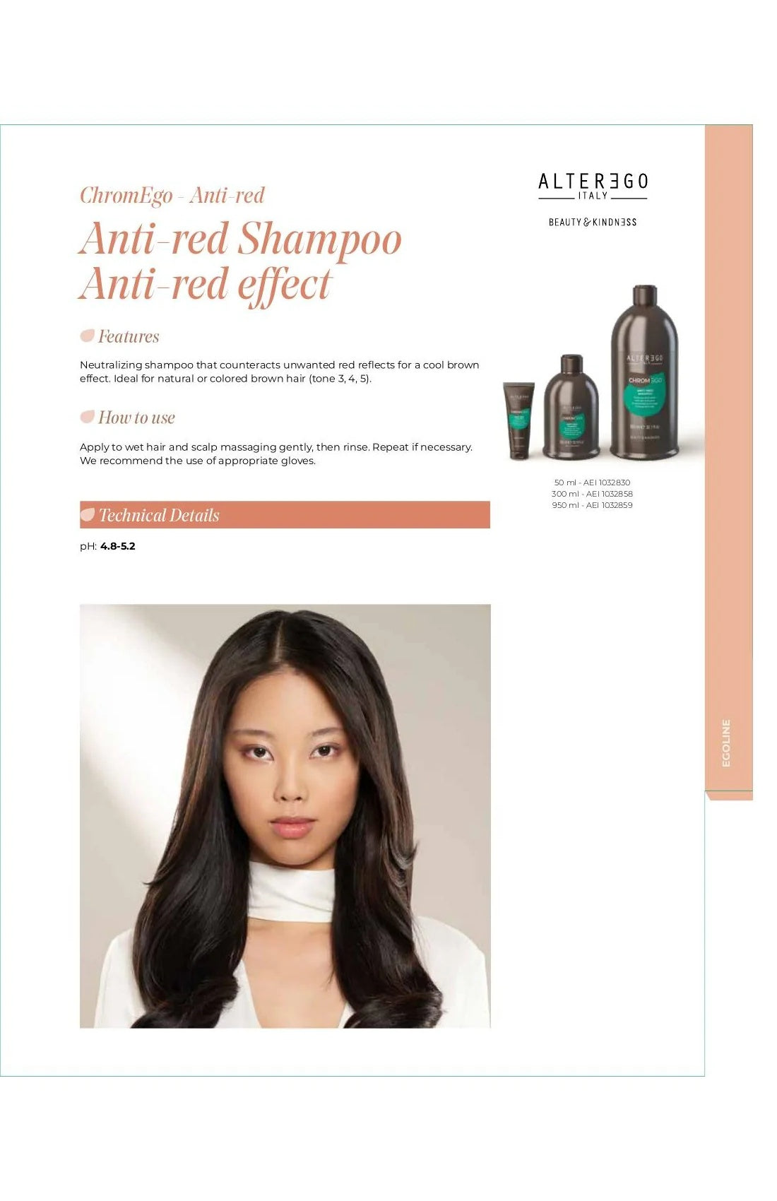 ALTER EGO AE CHROMEGO ANTI RED SHAMPOO 32OZ - ALTER EGO | The Warehouse Salon