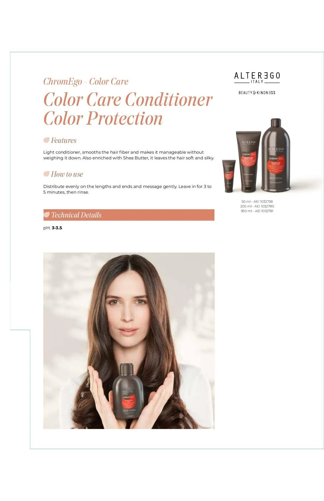 ALTER EGO AE COLOR CARE CONDITION CREAM 10.14 OZ - ALTER EGO | The Warehouse Salon