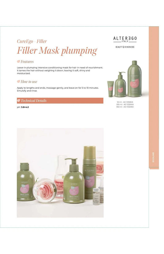 ALTER EGO AE CUREGO FILLER MASK 10OZ - ALTER EGO | The Warehouse Salon