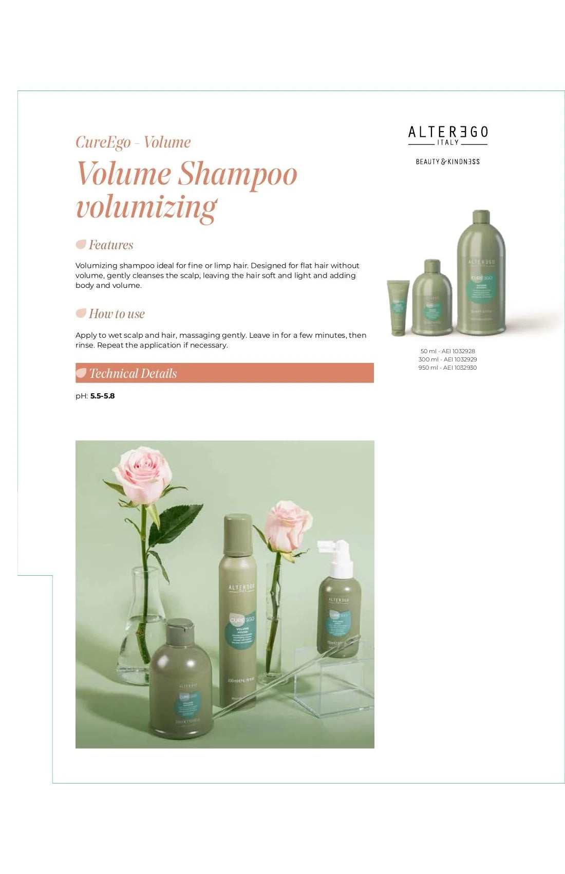 ALTER EGO AE REPLUMPING SHAMPOO 2.03 OZ - ALTER EGO | The Warehouse Salon
