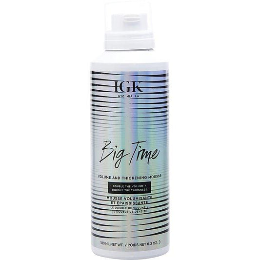 IGK Big Time Volume & Thickening Hair Mousse 6.2oz by IGK Hair - Professional Hair Care