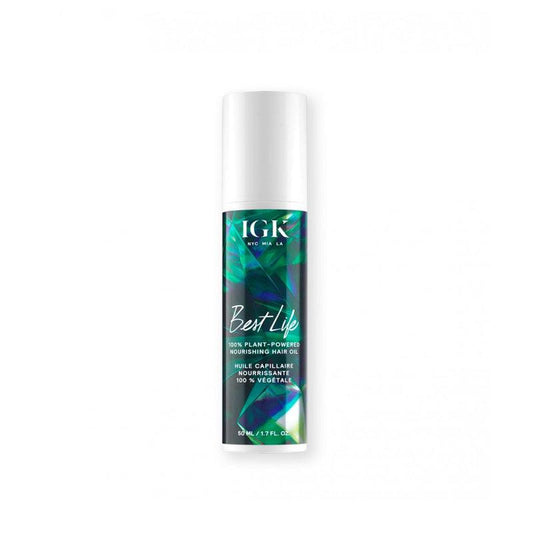 IGK Best Life 100% Plant-Powered Nourishing Hair Oil 1.4oz by IGK Hair - Professional Hair Care