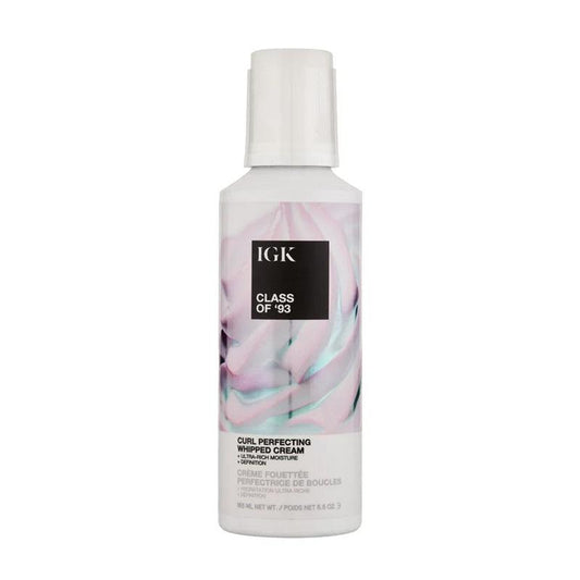 IGK Class of '93 Curl Perfecting Whipped Cream 5.5oz by IGK Hair - Professional Hair Care