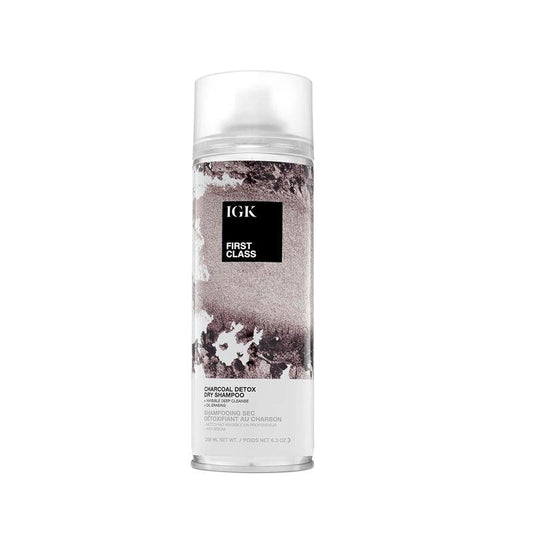 IGK FIRST CLASS Charcoal Detox Dry Shampoo 6.3oz by IGK Hair - Professional Hair Care
