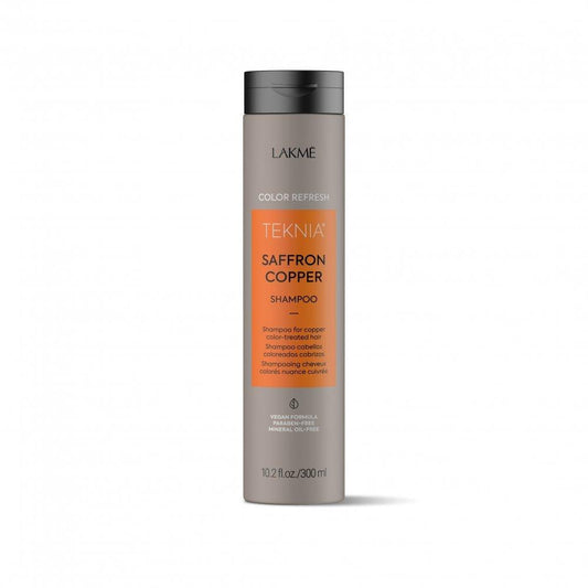 Lakme Teknia Safron Copper Refresh Shampoo 10.2 oz by Lakme - Professional Hair Care