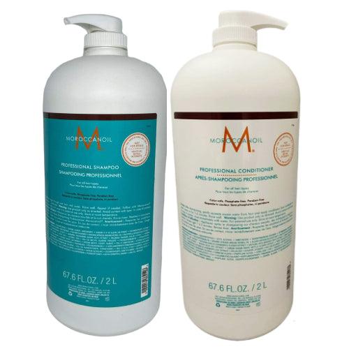 Moroccanoil Hydrating Shampoo & Conditioner 67.6oz Professional Size Duo Set