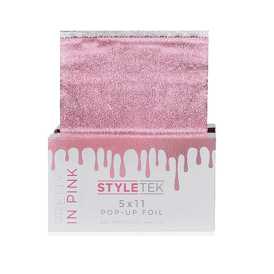 Styletek Pretty In Pink Embossed Pop-Up Foil 500ct 5x11 by Styletek - Professional Hair Accessories