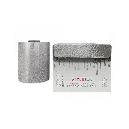 Styletek Moonlight Silver Embossed Foil Roll 5x300 by Styletek - Professional Hair Accessories