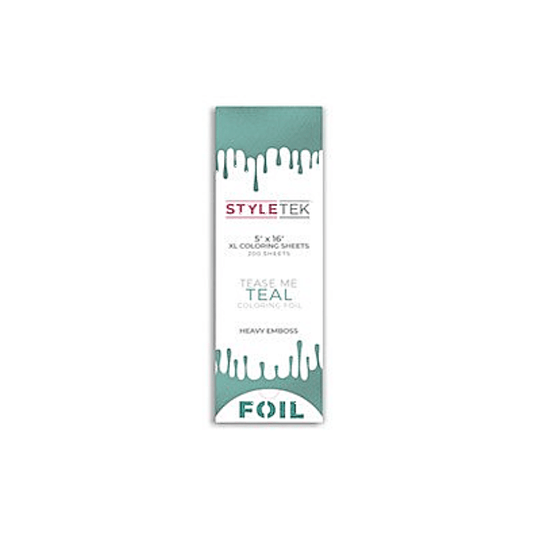 Styletek Tease Me Teal Balayage XL Sheets 200ct 5x16 by Styletek - Professional Hair Accessories