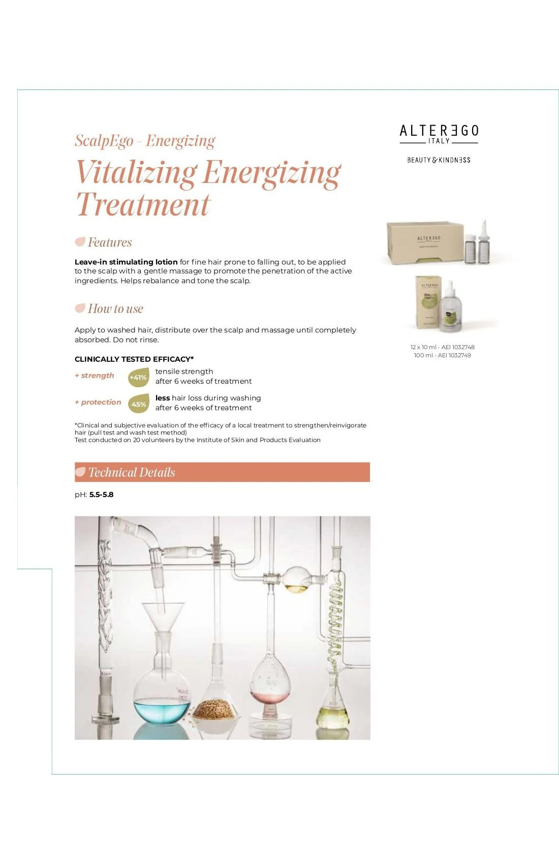 ALTER EGO AE SCALPEGO ENERGIZING INTENSIVE LOTION - ALTER EGO | The Warehouse Salon